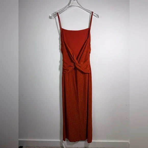 REFORMATION Breslin metallic knit midi DRESS - Picture 7 of 9